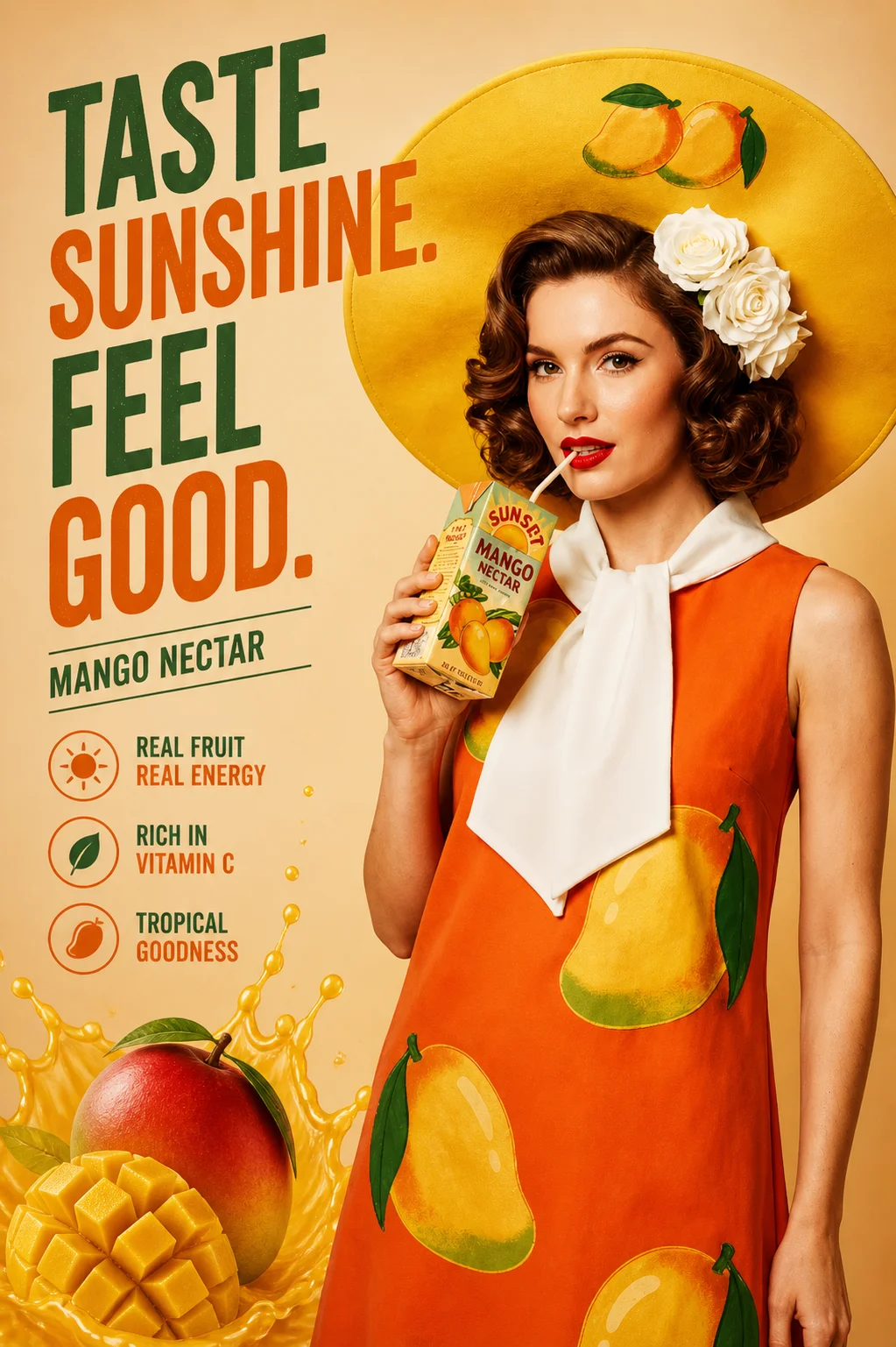 Voith Marketing Klingenberg-Werbekampagne-People-Woman-Mango-Tasting