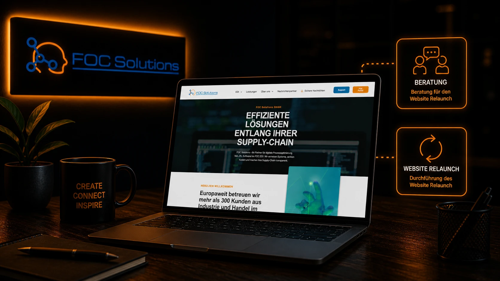 Website-Relaunch für FOC Solutions aus Hamburg